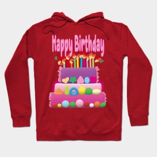 Happy Birthday Cake Hoodie